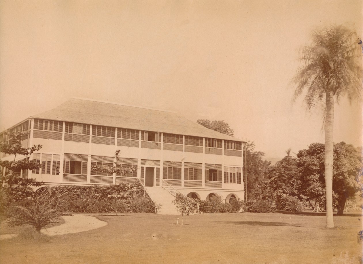 Regierungshaus, in der Nähe von Kingston, Jamaika, frühes 20. Jahrhundert von Unbekannt