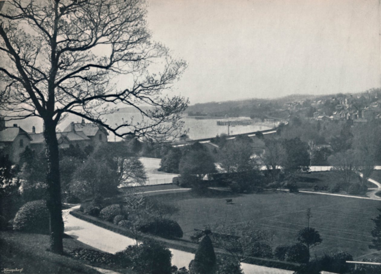 Grange - Blick aus den Gärten, 1895 von Unbekannt