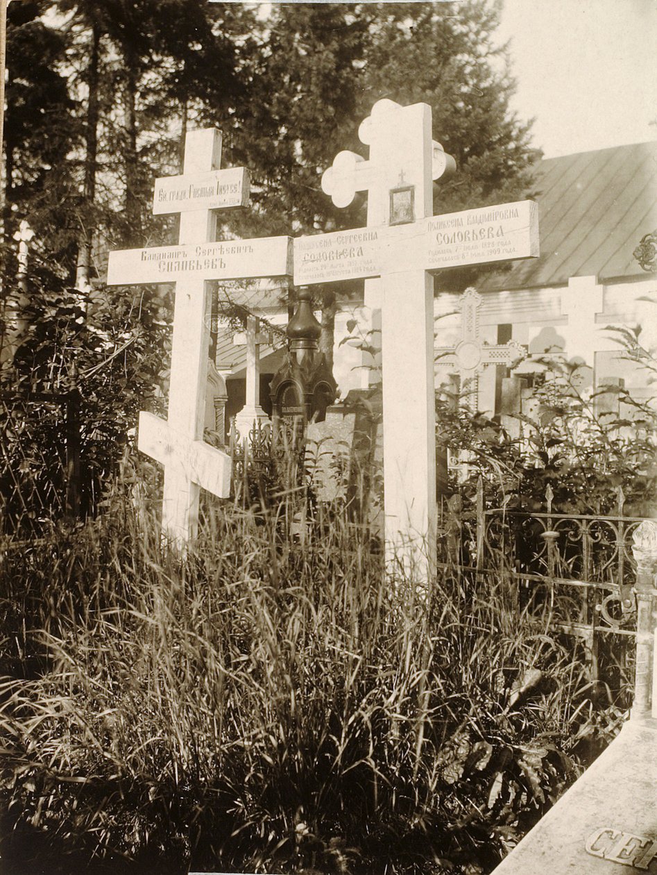 Gräber auf dem Friedhof des Novodevichy-Klosters, Moskau, Russland von Unbekannt
