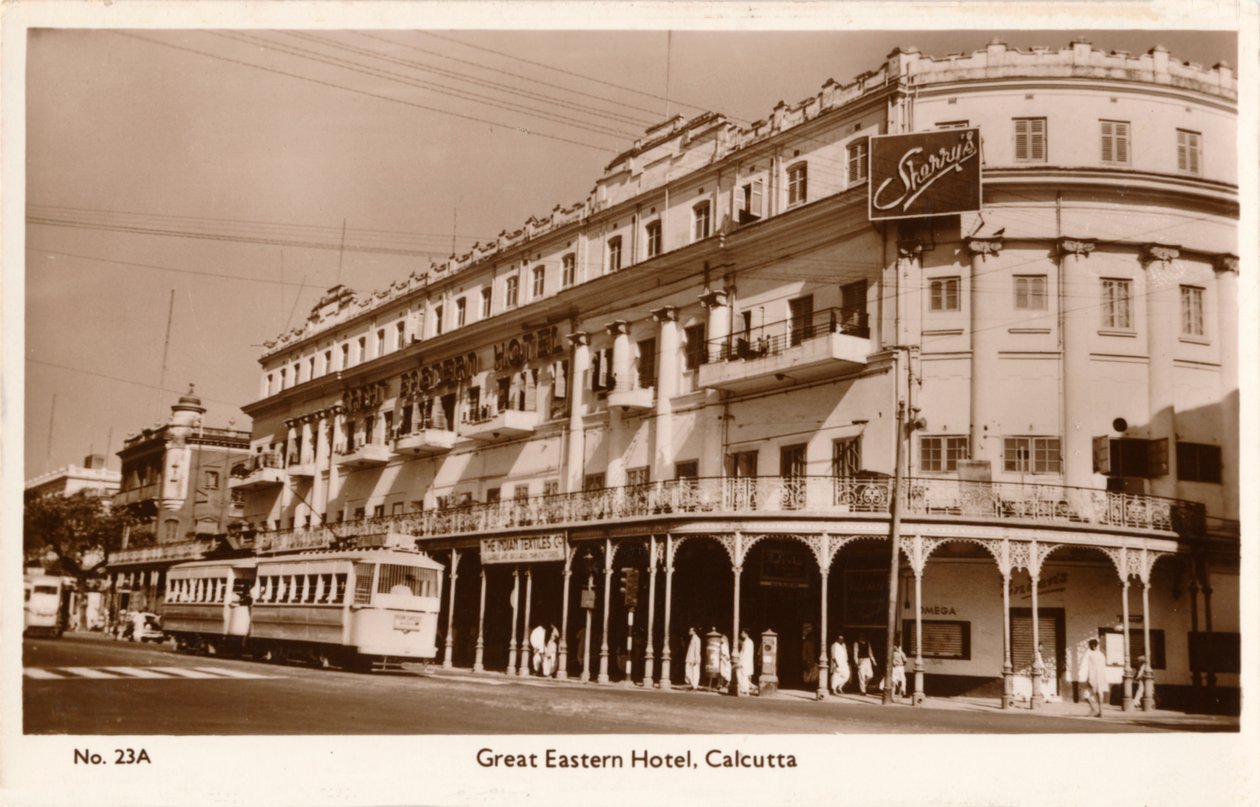 Great Eastern Hotel, Kalkutta, um 1920 von Unbekannt