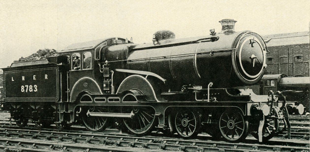 Great Eastern Typ 4-4-0 in Sonderlackierung für königliche Züge, ca. 1930 von Unbekannt