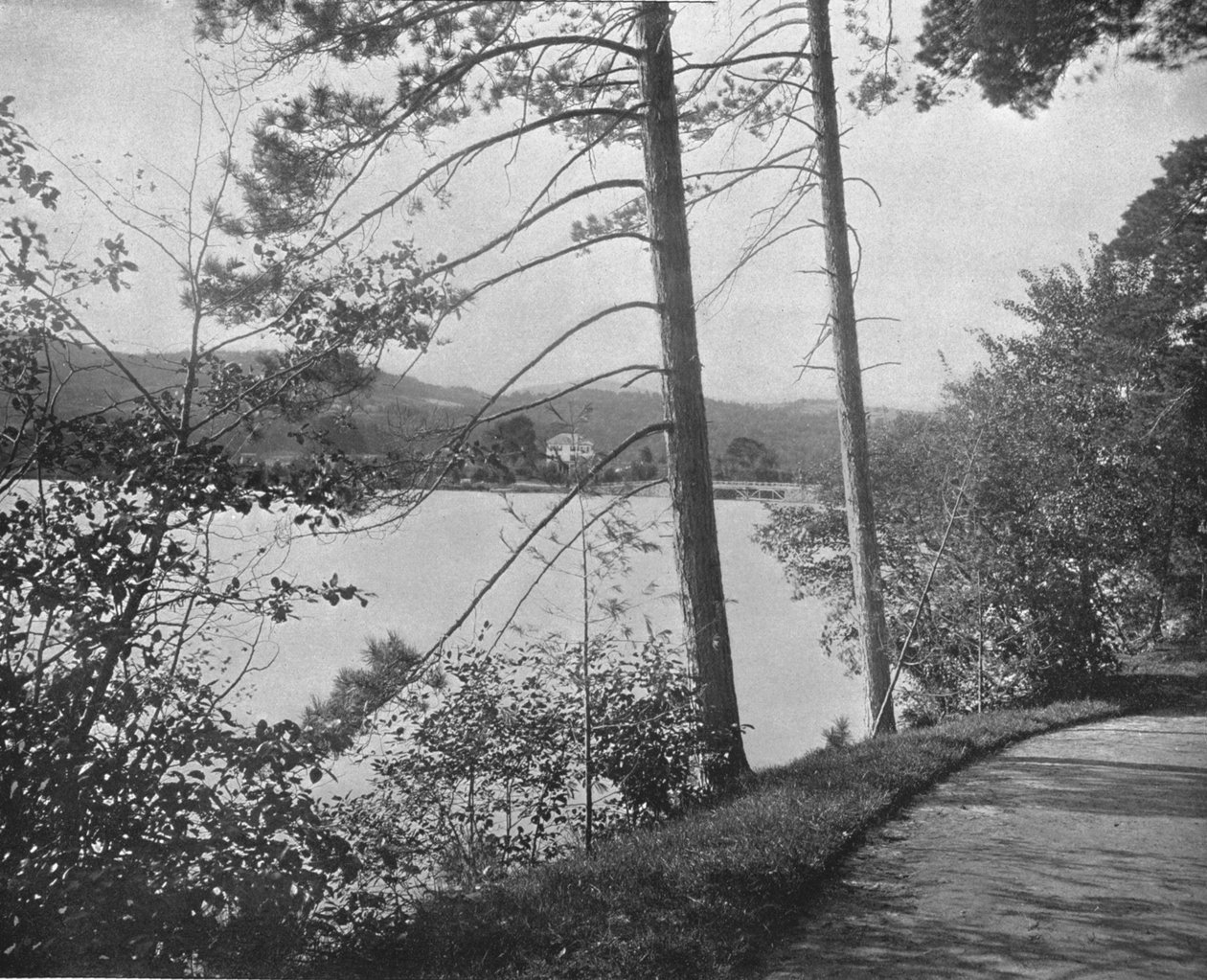 Green Island, Lake George, New York State, USA, um 1900 von Unbekannt