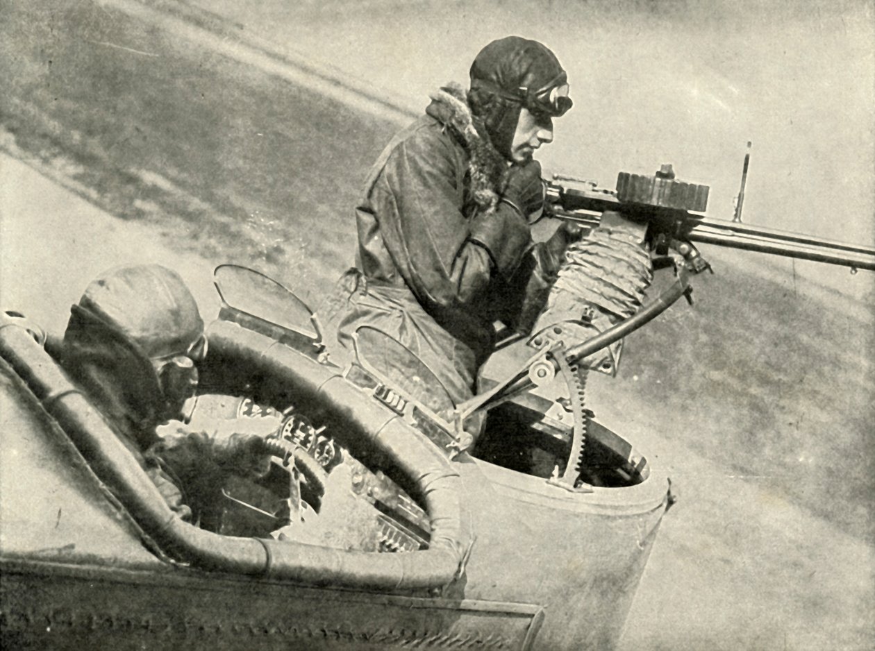 Waffe und die vom Piloten verwendeten Instrumente von Unbekannt