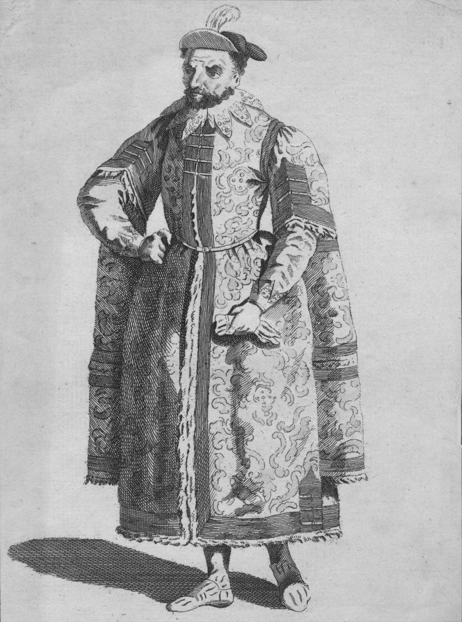 Kleidung eines Londoner Kaufmanns im Jahr 1640, 1776 von Unbekannt