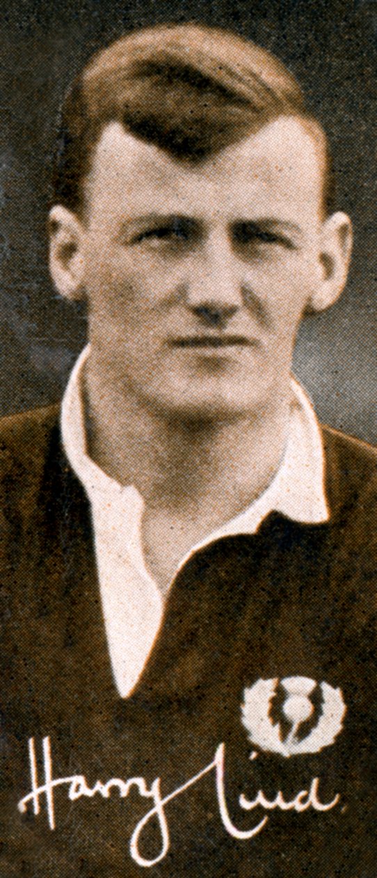 Harry Lind 1906-1986, schottischer Rugby-Union-Nationalspieler, 1935 von Unbekannt