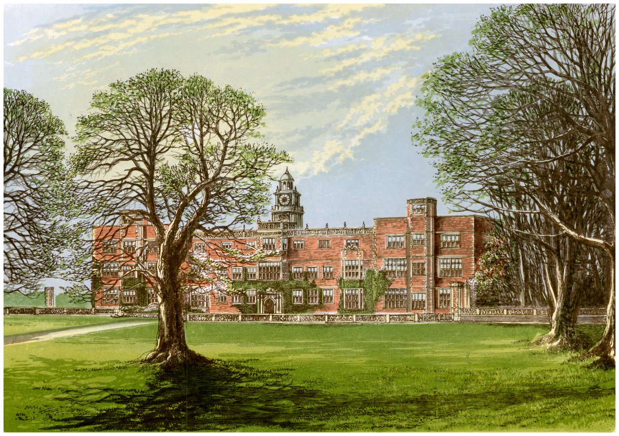 Hatfield House, Hertfordshire, Heimat des Marquis von Salisbury, 1880 von Unbekannt