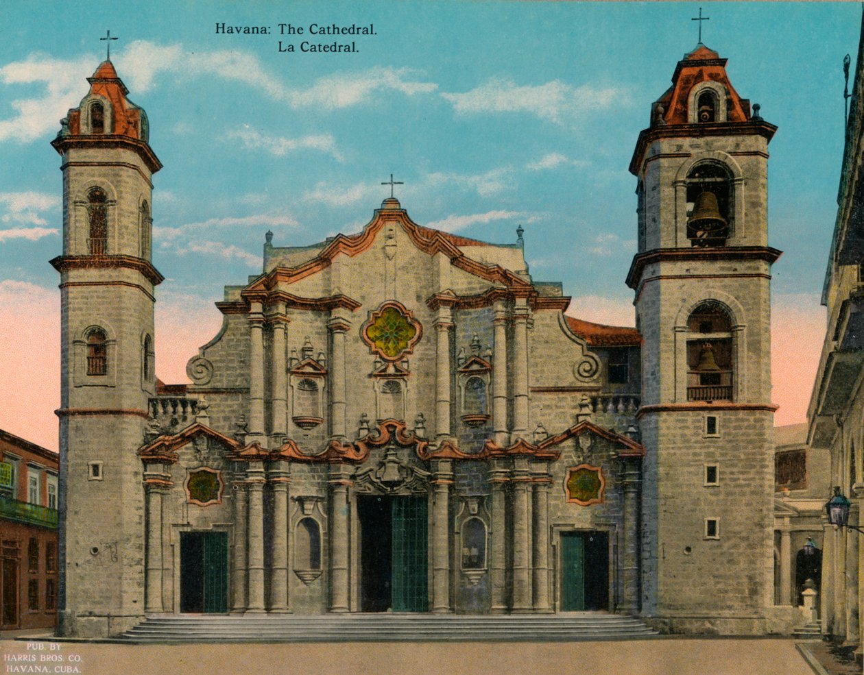Kathedrale von Havanna, Kuba, ca. 1920 von Unbekannt