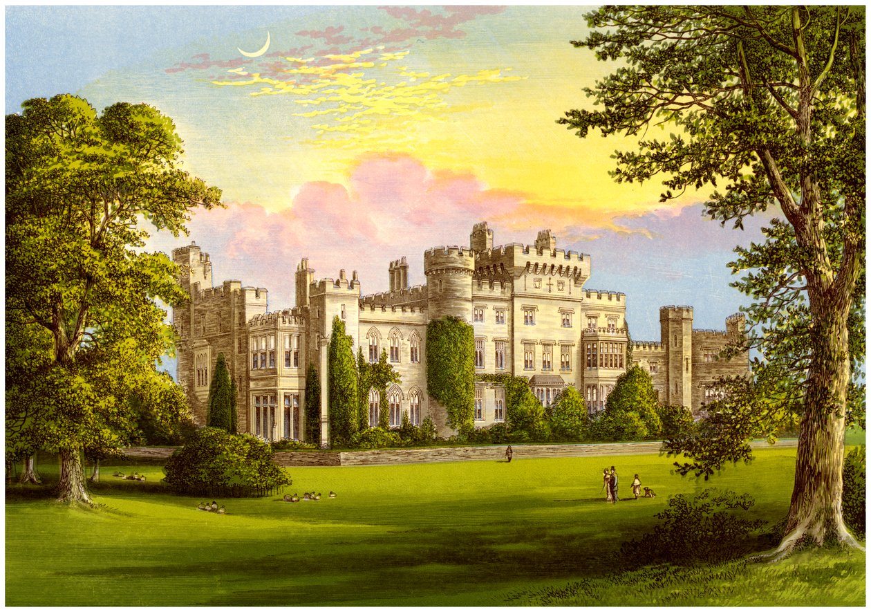 Schloss Hawarden, Flintshire, Wales, Heimat von William Gladstone, um 1880 von Unbekannt