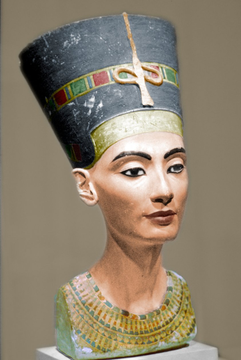 Kopf der Königin Nofretete von Ägypten von Unbekannt