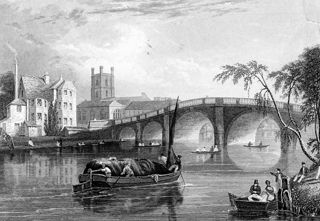 Henley Bridge, Henley-on-Thames, London, 1803 von Unbekannt