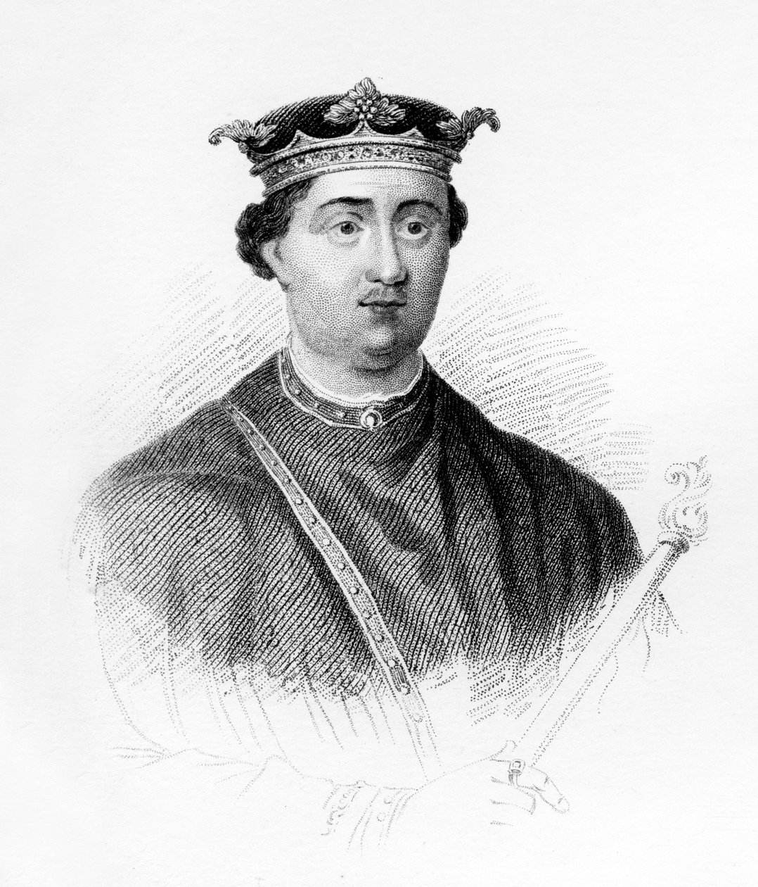 Heinrich II., König von England, um 1850 von Unbekannt