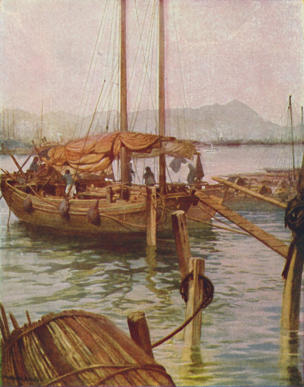 Hafen von Hongkong, 1924 von Unbekannt