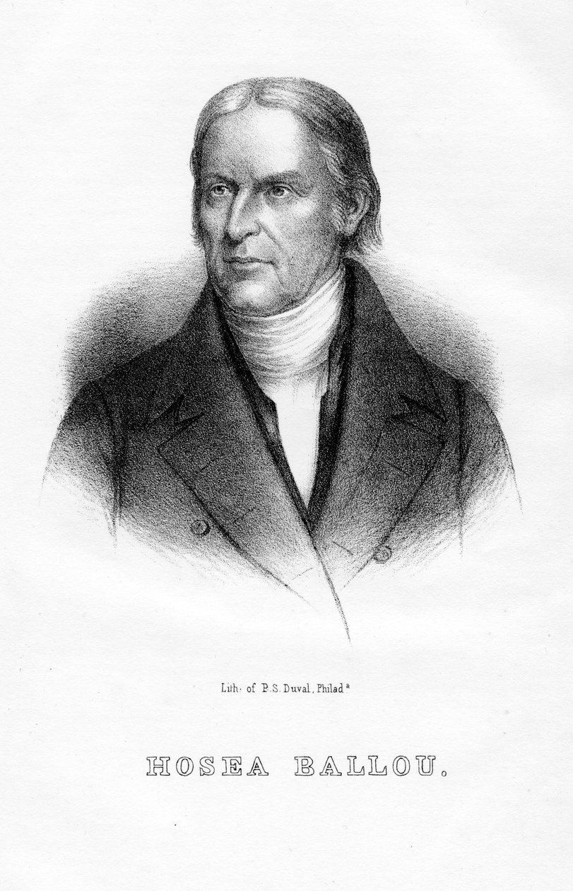 Hosea Ballou, amerikanischer Universalist und theologischer Schriftsteller von Unbekannt