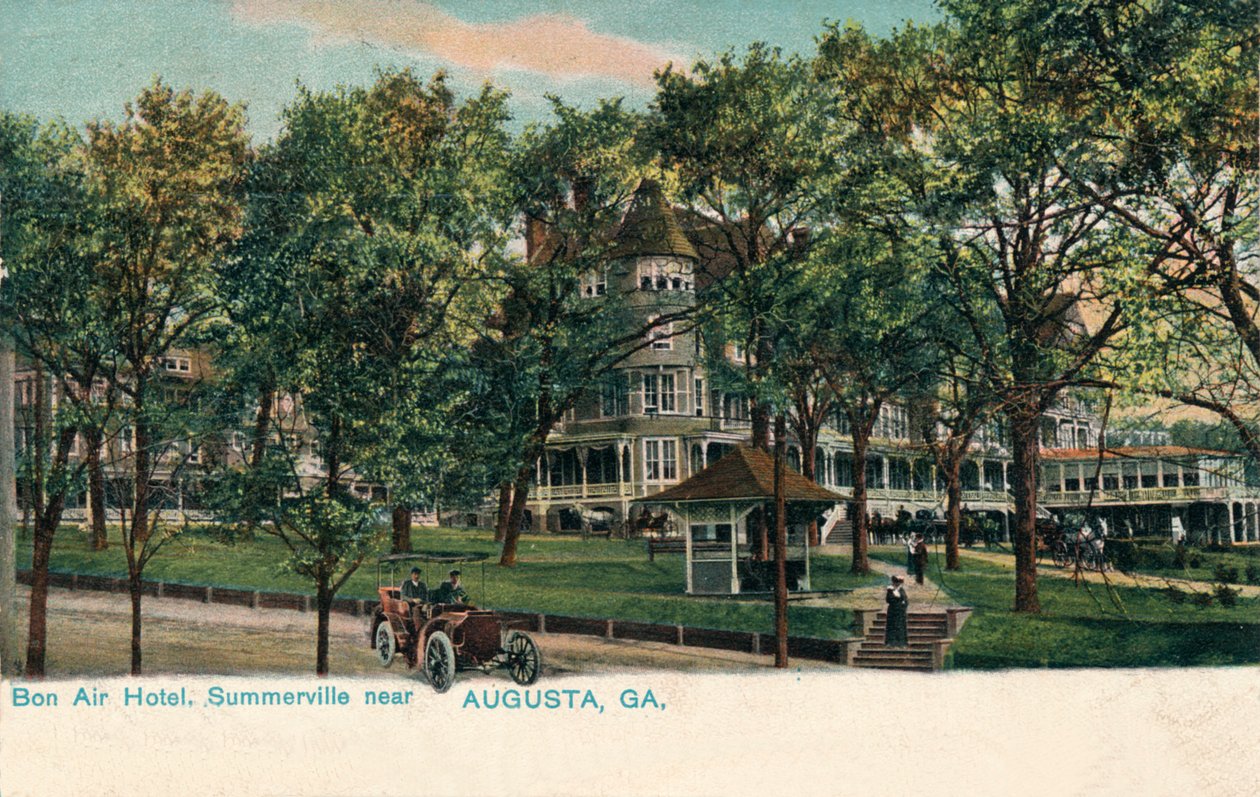Hotel Bon Air, Augusta, Georgia, ca. 1910 von Unbekannt