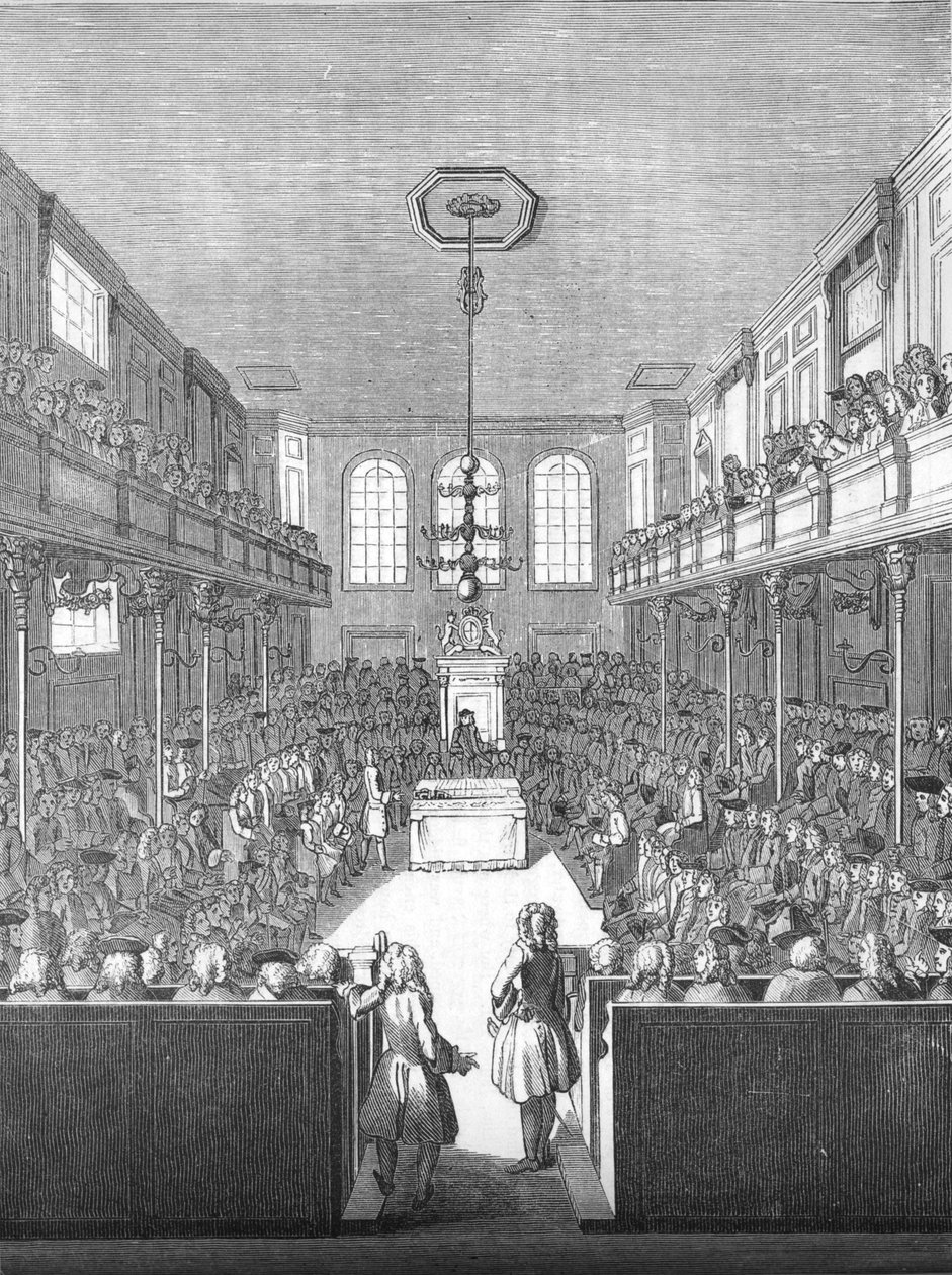 House of Commons zur Zeit von George II., 1845 von Unbekannt