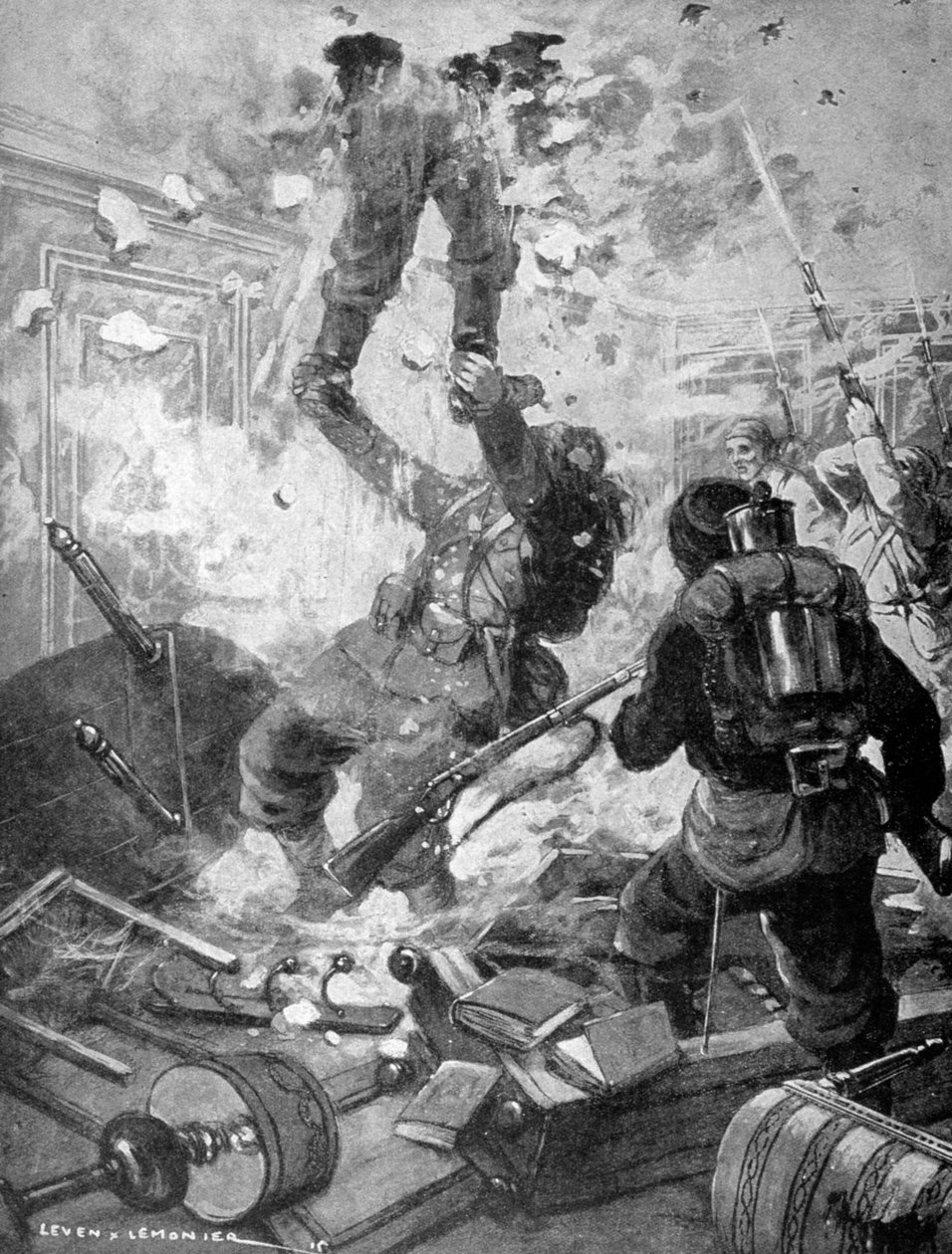 Wie das Schloss eingenommen wurde, Erster Weltkrieg, Frankreich, 1915 von Unbekannt