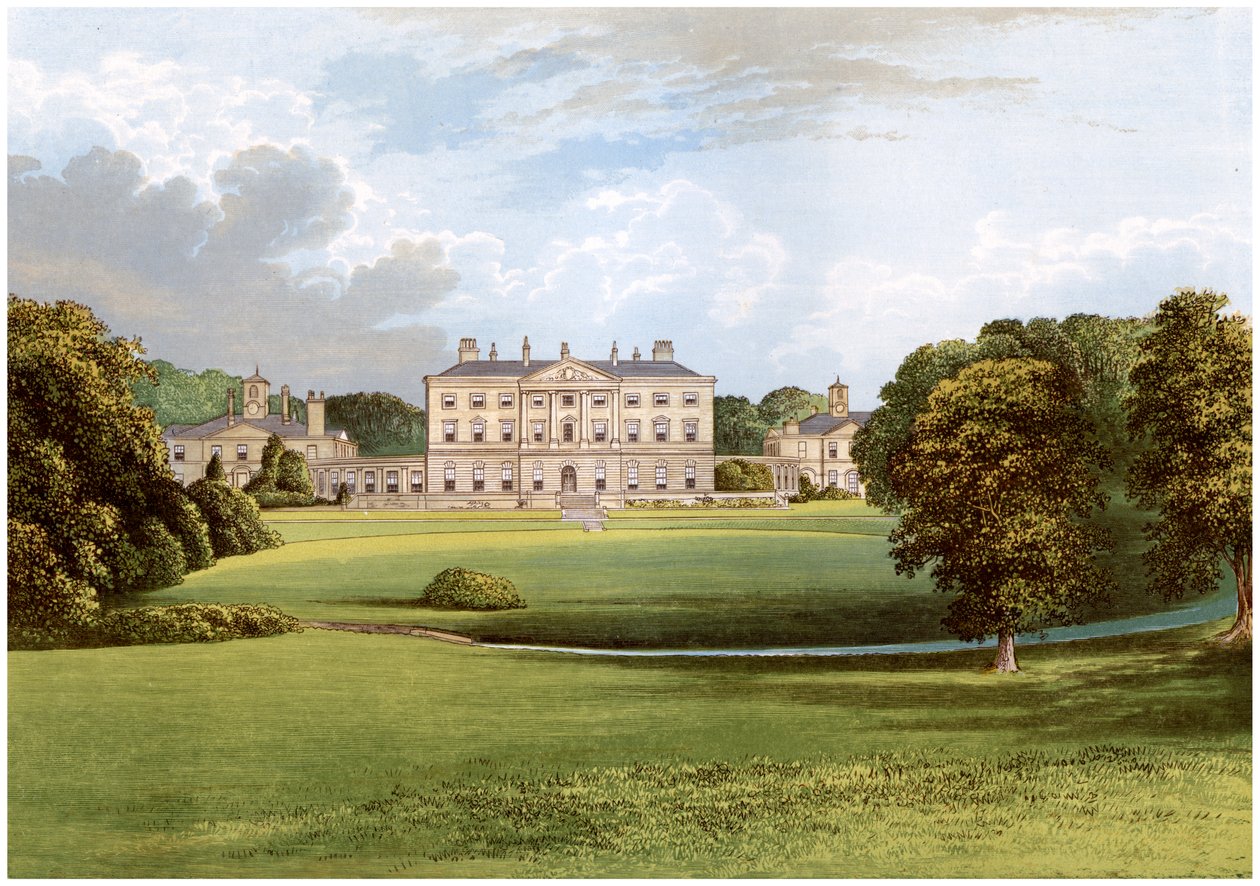 Howick Hall, Northumberland, Heim von Earl Grey, ca. 1880 von Unbekannt