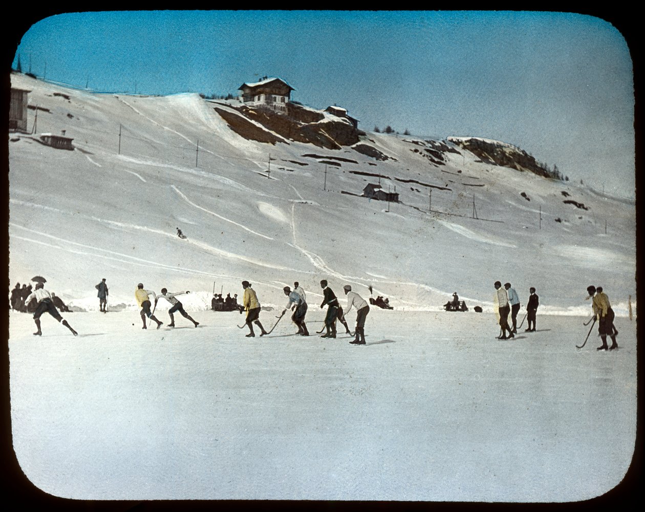 Eishockey, St. Moritz, Schweiz von Unbekannt