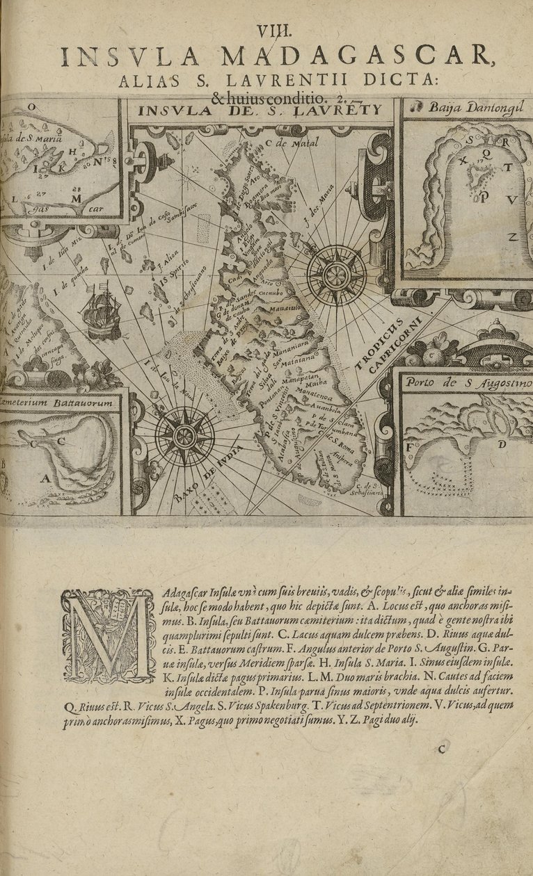 Illustration aus dem Buch India Orientalis von unbekanntem Autor und veröffentlicht von Excudebat Matthaeus BeckerusFrancofurti, 1598-1628 (de, 1601) von Unbekannt