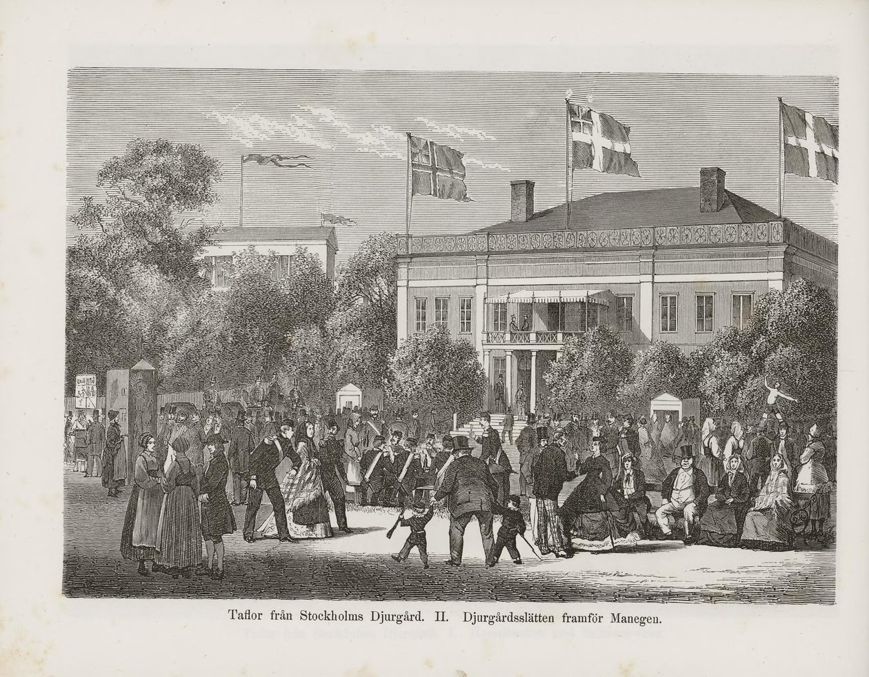 Illustration aus dem Buch Nordiska taflor von unbekanntem Autor und veröffentlicht von Albert Bonnier von Unbekannt