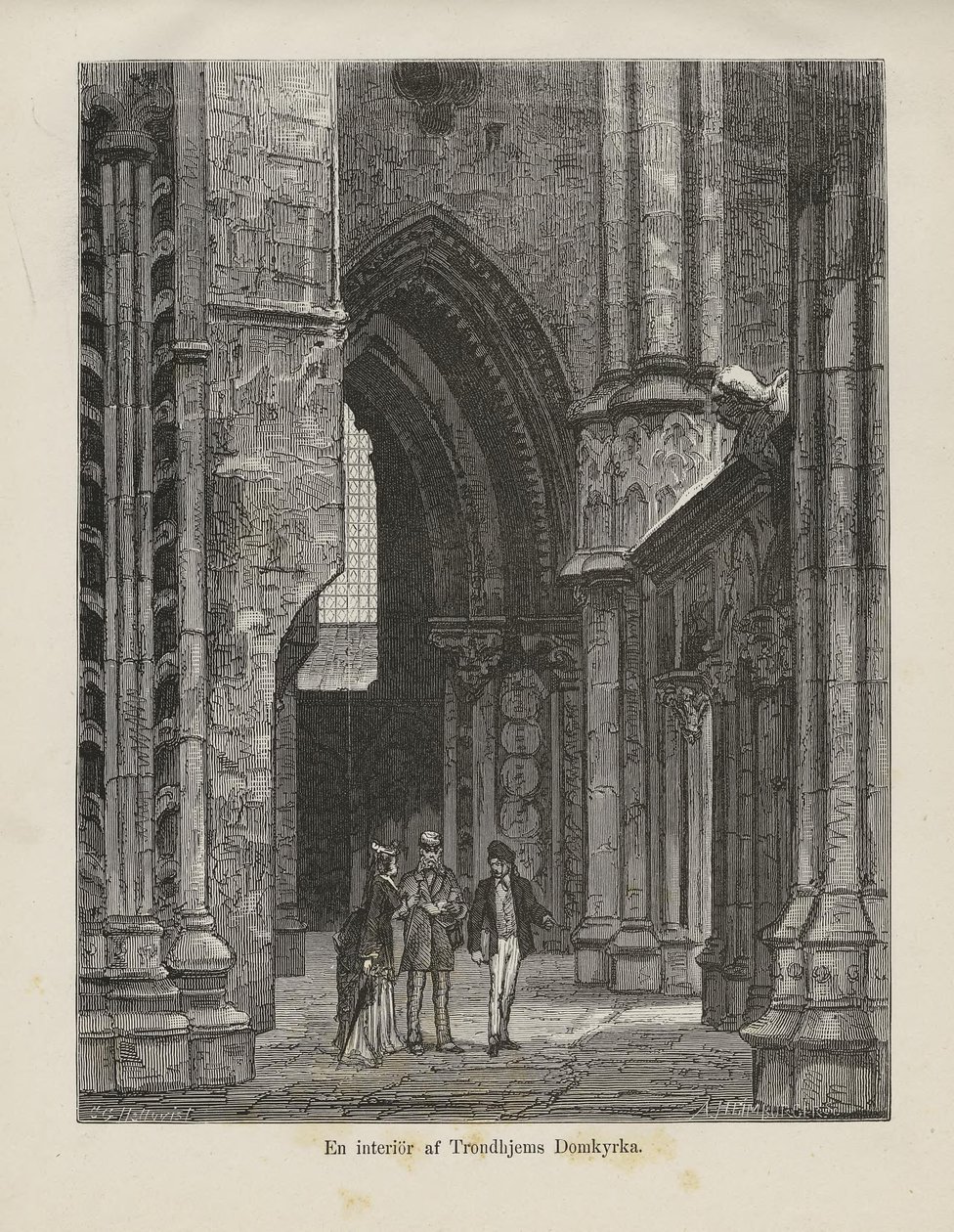 Illustration aus dem Buch Nordiska taflor von unbekanntem Autor und veröffentlicht von Albert Bonnier von Unbekannt