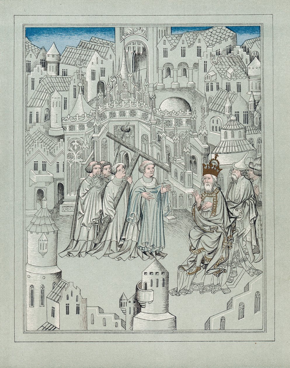 Illustration aus den Reisen des legendären englischen Ritters Sir John Mandeville von Unbekannt