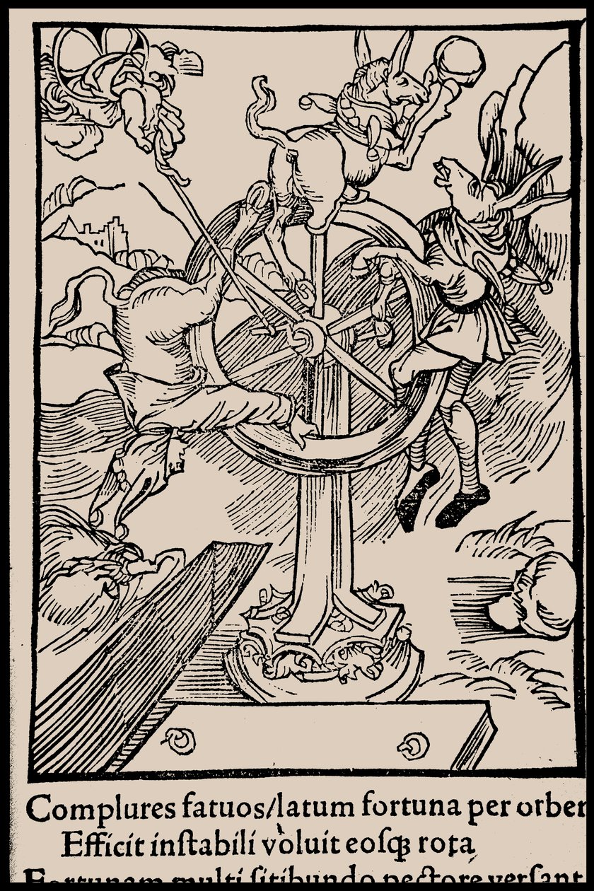 Illustration zum Buch Narrenschiff von Sebastian Brant, 1497 von Unbekannt