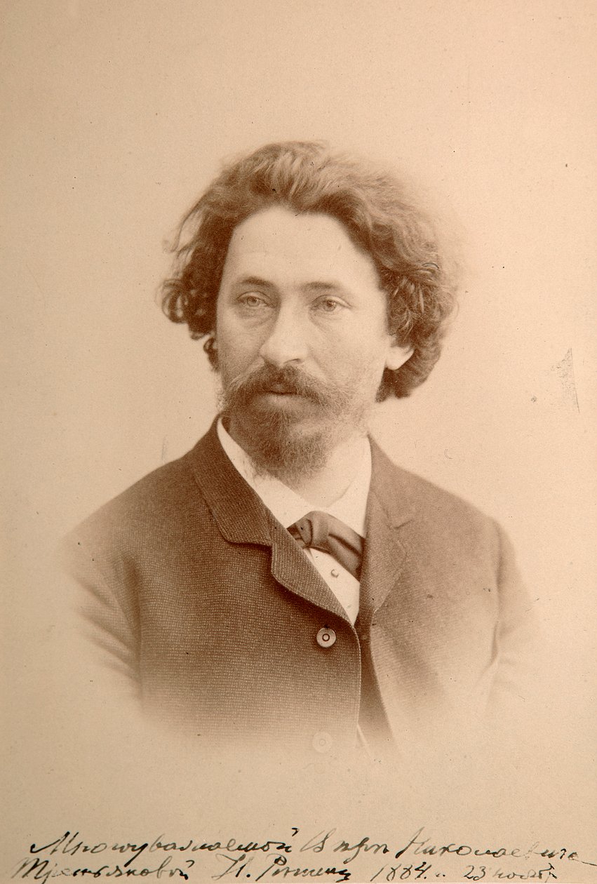 Ilya Repin, russischer Künstler, 1884 von Unbekannt