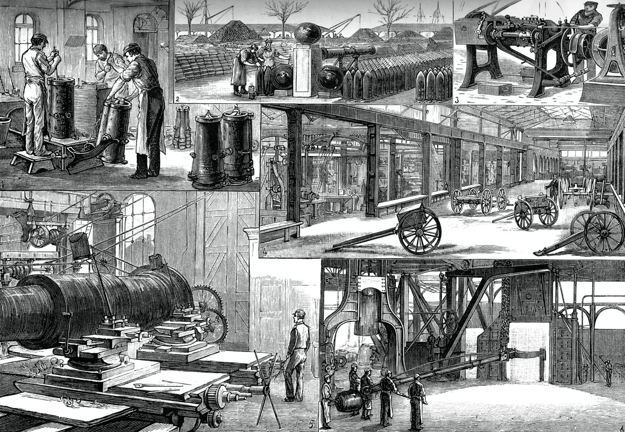 Im königlichen Arsenal, Woolwich, um 1880 von Unbekannt