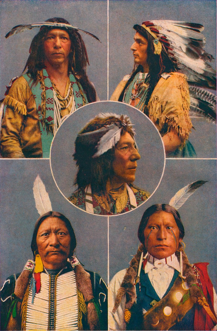 Indische Typen Nordamerikas, 1909 von Unbekannt