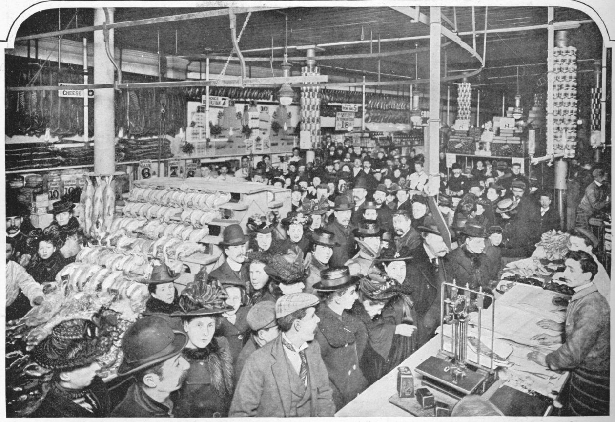 In einem großen Vorratslager, Hammersmith, London, 1901-1903 von Unbekannt