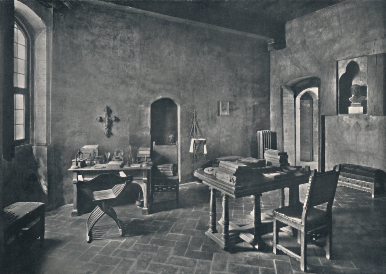 Innenraum, Palazzo Davanzati, 1928 von Unbekannt