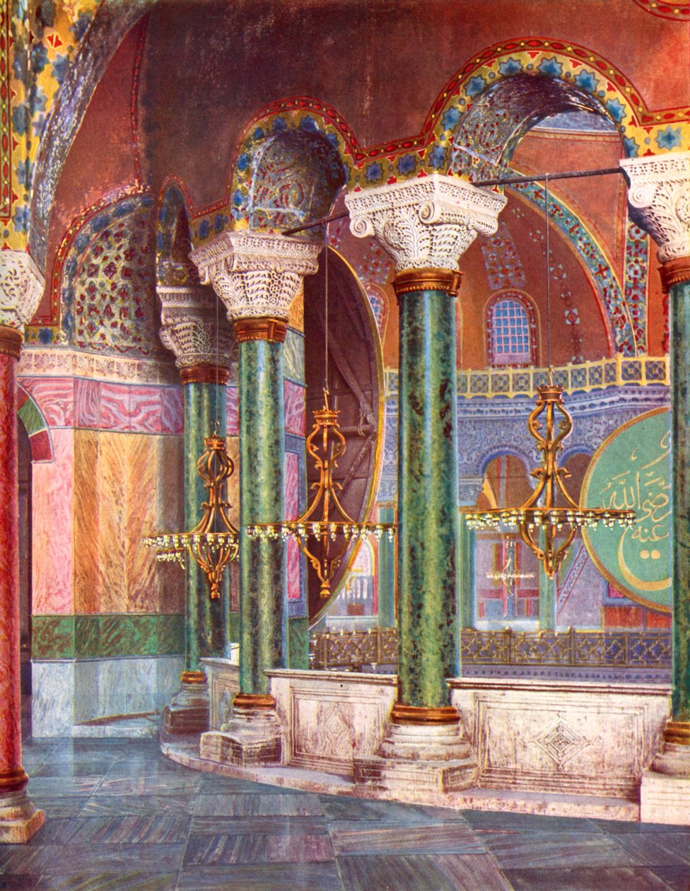 Innenraum der Kirche S. Sophia, Istanbul, Türkei, 1933-1934 von Unbekannt
