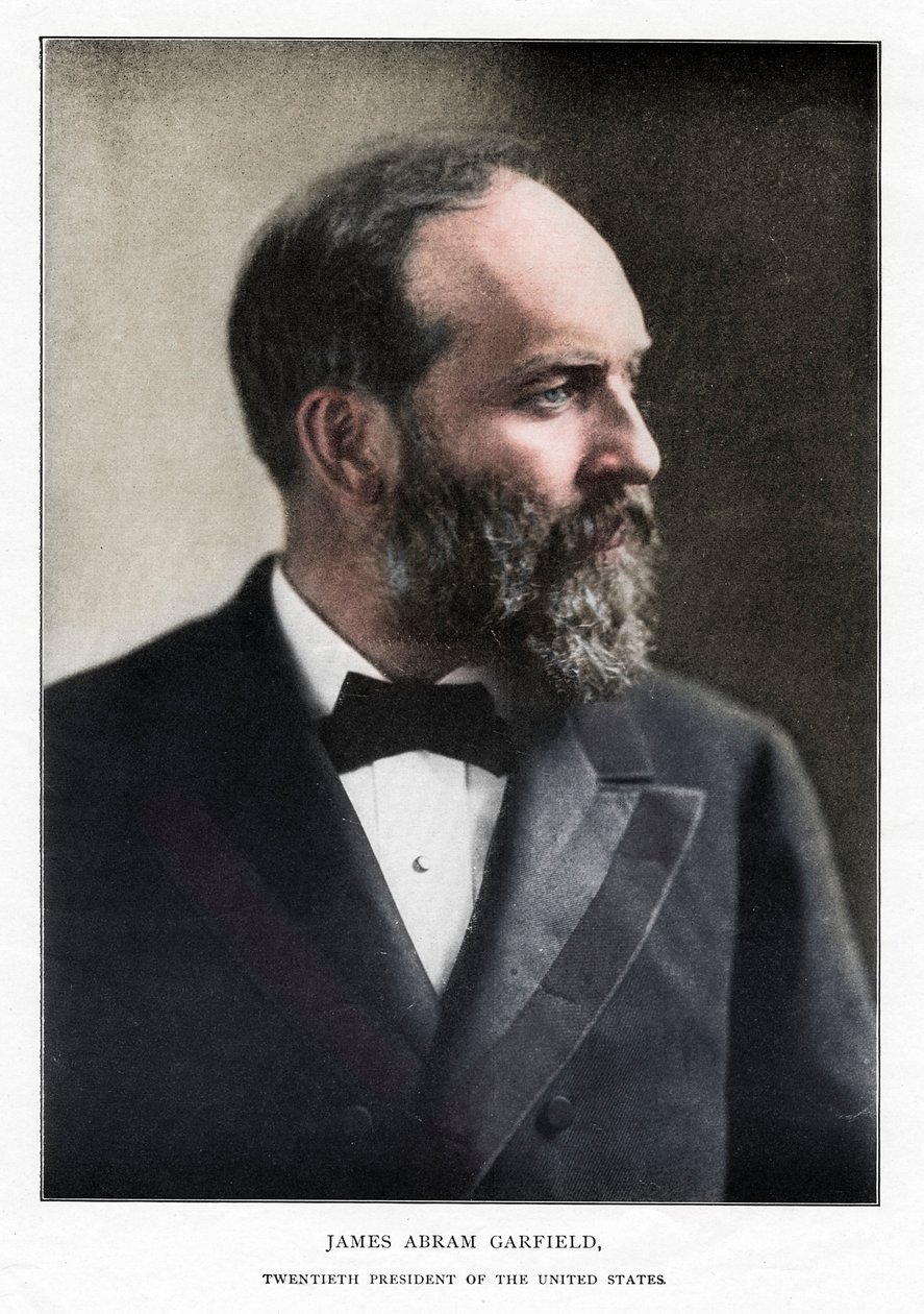 James Abram Garfield, 20. Präsident der Vereinigten Staaten, ca. 1881 von Unbekannt