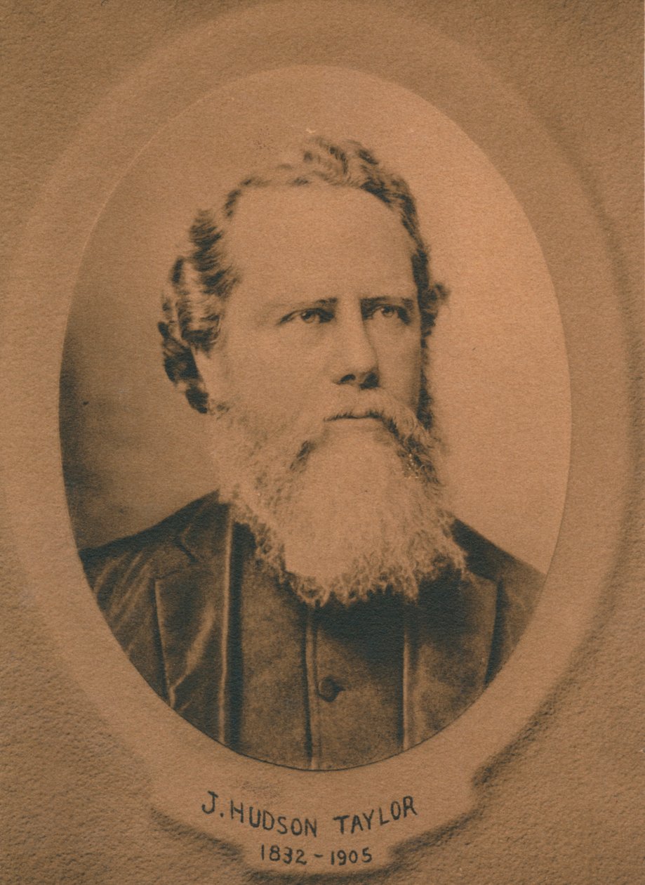 James Hudson Taylor 1832-1905, britischer protestantischer Missionar in China, um 1910er Jahre von Unbekannt