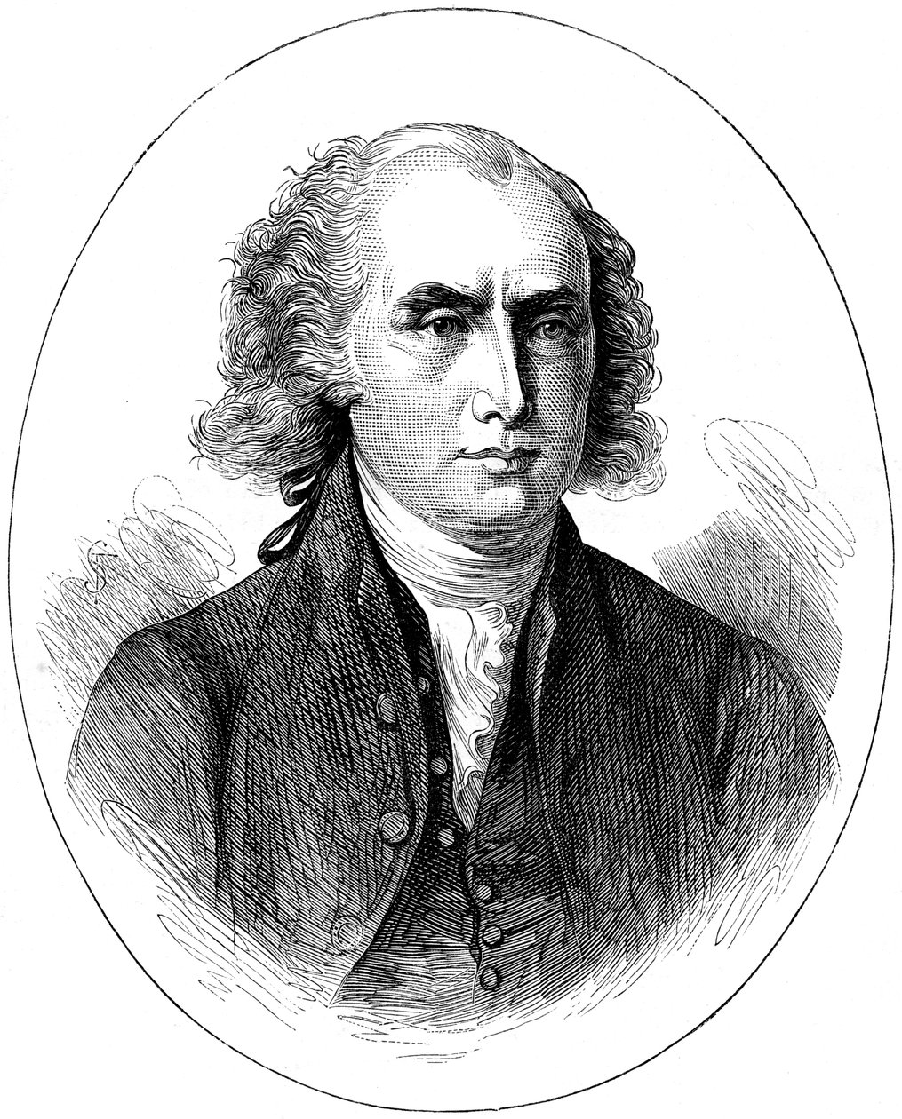 James Madison, vierter Präsident der Vereinigten Staaten, ca. 1880 von Unbekannt