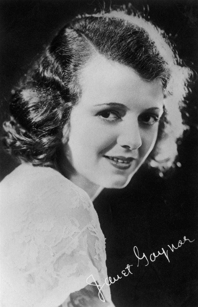 Janet Gaynor 1906-1984, amerikanische Schauspielerin, 20. Jahrhundert von Unbekannt