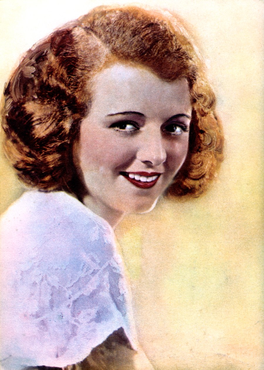 Janet Gaynor, amerikanische Schauspielerin, 1934-1935 von Unbekannt