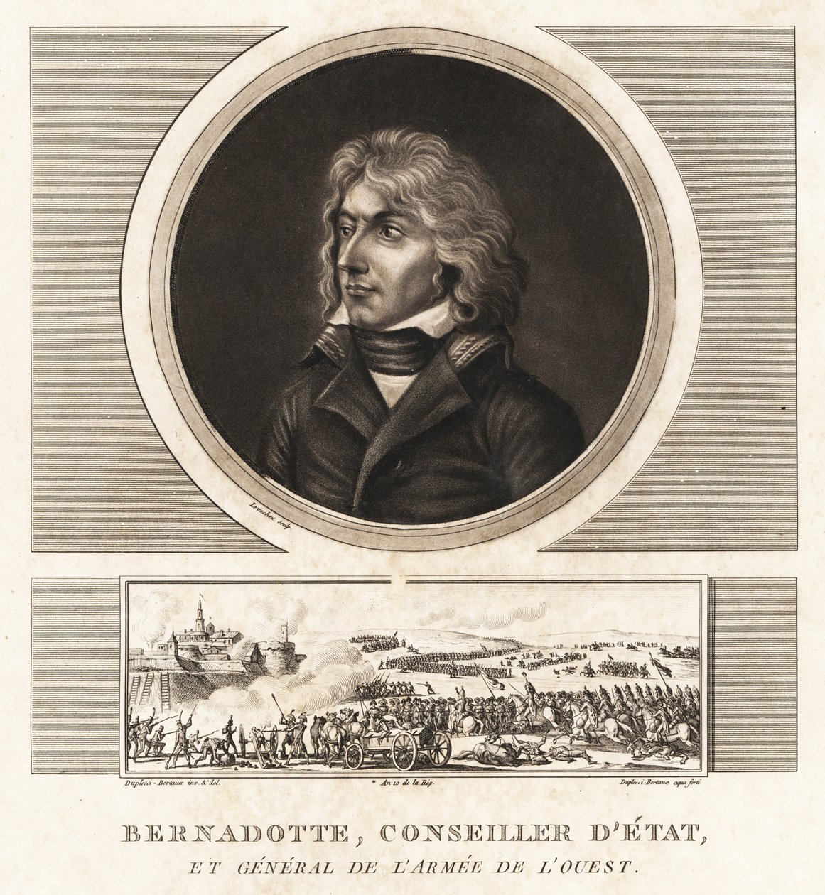 Jean-Baptiste Jules Bernadotte, Staatsrat, später König Karl XIV. Johann von Schweden und Norwegen (1763-1844) von Unbekannt
