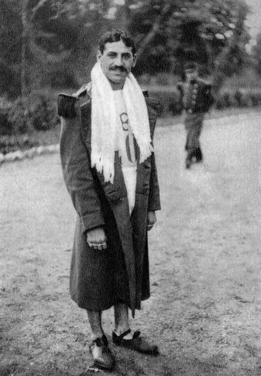Jean Bouin, französischer Soldat und Athlet, 1912 von Unbekannt