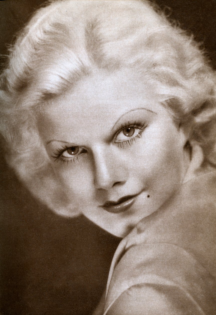 Jean Harlow, amerikanische Filmschauspielerin, 1933 von Unbekannt