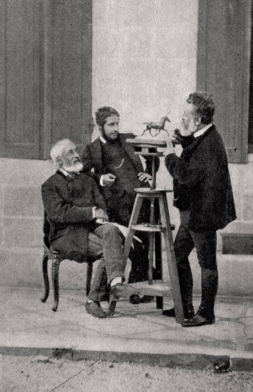 Jean Louis Ernest Meissonnier, französischer Maler und Bildhauer, 1880 von Unbekannt