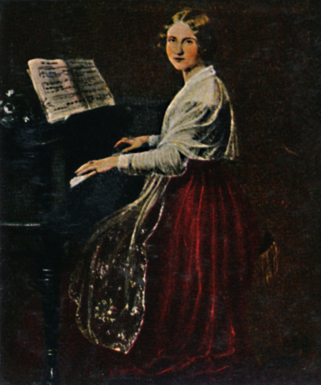 Jenny Lind 1820-1887 - Gemälde von Asher, 1934 von Unbekannt