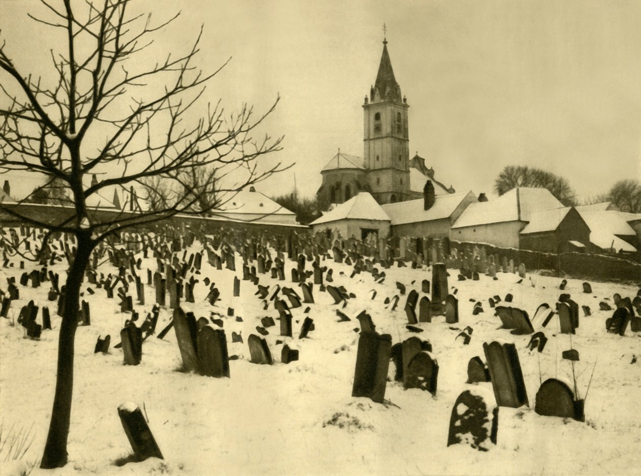 Jüdischer Friedhof, Mattersburg, Burgenland, Österreich, ca. 1935 von Unbekannt