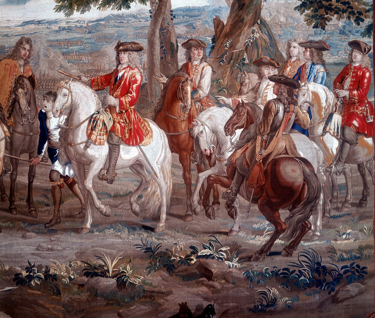 John Churchill, Herzog von Marlborough 1650-1722, englischer Soldat, in der Schlacht von Blenheim, 1704 von Unbekannt