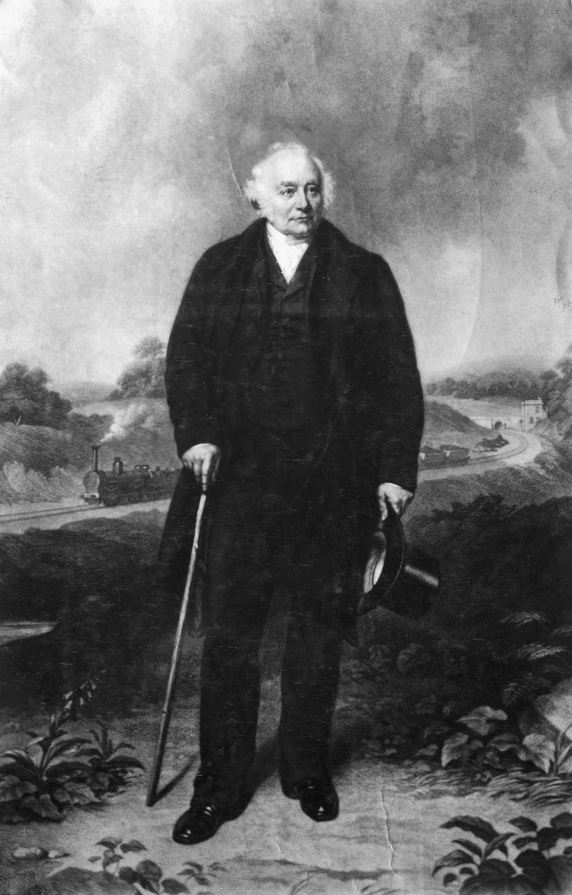 John Ellis, Parlamentsmitglied und Eisenbahnvorsitzender, ca. 1850er Jahre von Unbekannt