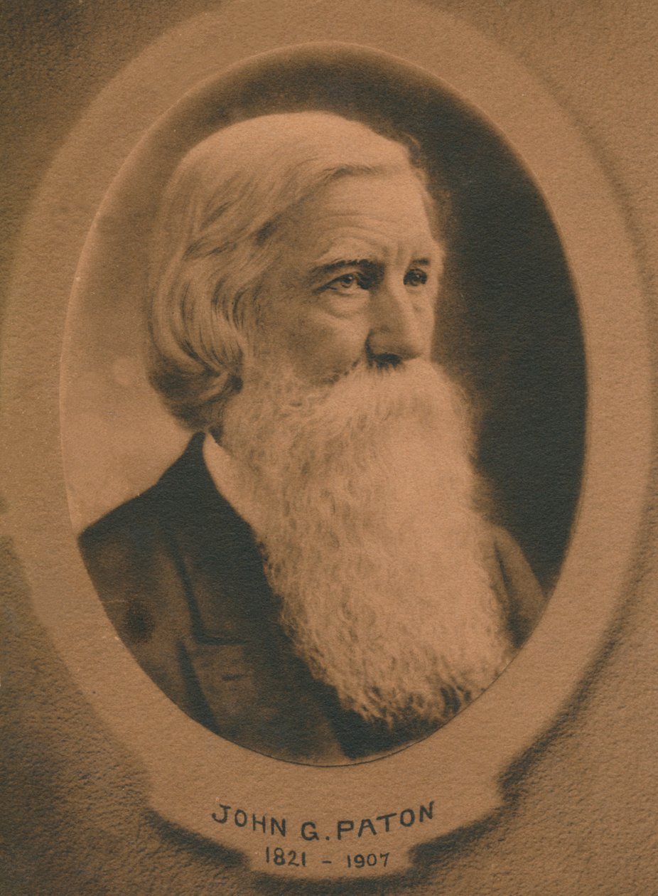 John Gibson Paton 1824-1907, schottisch geborener protestantischer Missionar, ca. 1910er Jahre von Unbekannt