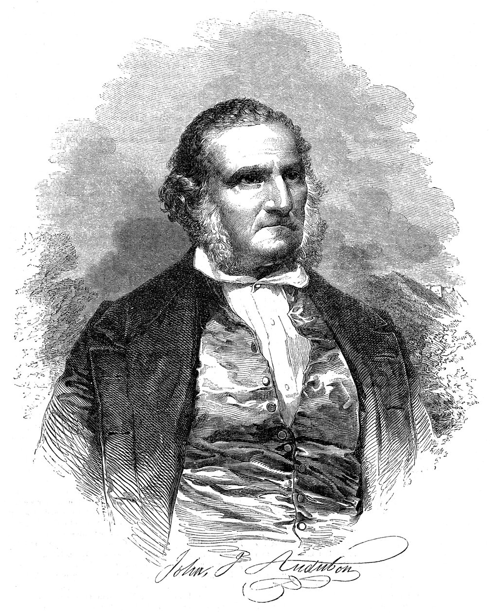 John James Audubon 1780-1851, amerikanischer Ornithologe und Künstler, 1852 von Unbekannt