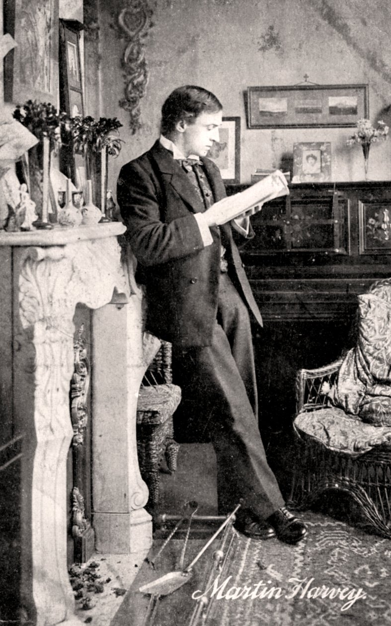 John Martin Harvey, englischer Schauspieler, frühes 20. Jahrhundert von Unbekannt