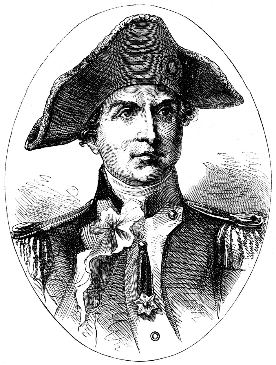 John Paul Jones, amerikanischer Marinekommandant des Revolutionskrieges, um 1880 von Unbekannt